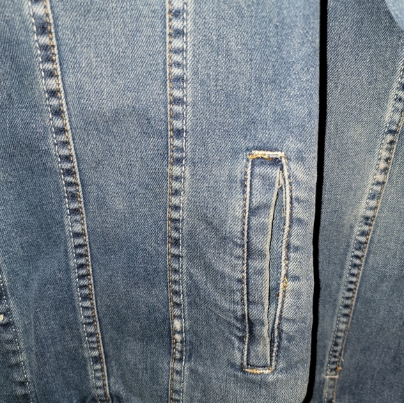 Zara Men's Denim Jacket Size Large RARE - Picture 5 of 6